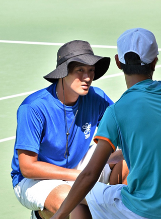 mysoleファミリーにテニスの田頭健斗選手が加わりました。